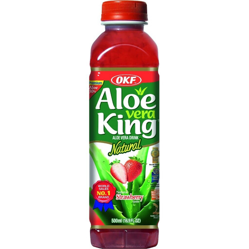 OKF Aloe Vera Juice (Strawberry) 500ml