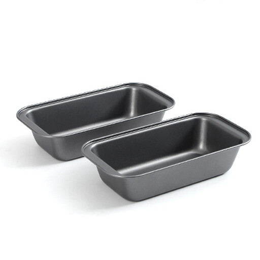 PURECOOK 2-Piece Non-Stick Square Bread Mold Set