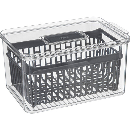 5five Medium Fridge Organizer Box - 32.5 x 16.5 x 15 cm, BPA-free