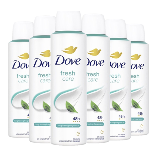 Dove Deodorant Spray Fresh Care 6x150 ml