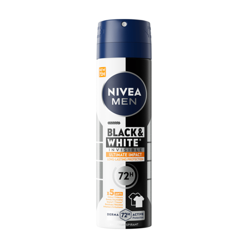 NIVEA Men Deospray Black & White Invisible Ultimate Impact 150 ml