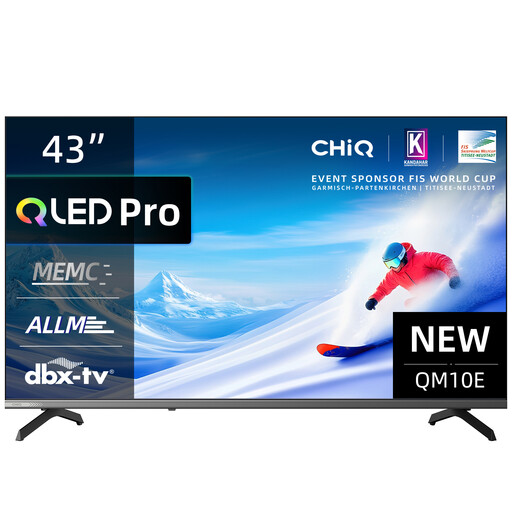 CHiQ U43QM10E 43 Inch 4K Ultra HD QLED Smart TV