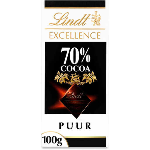 Lindt Excellence 70% Cocoa Dark Chocolate - 100 g