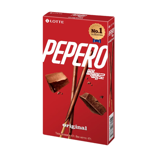 LOTTE PEPERO Original Chocolate Biscuit Sticks 47 g