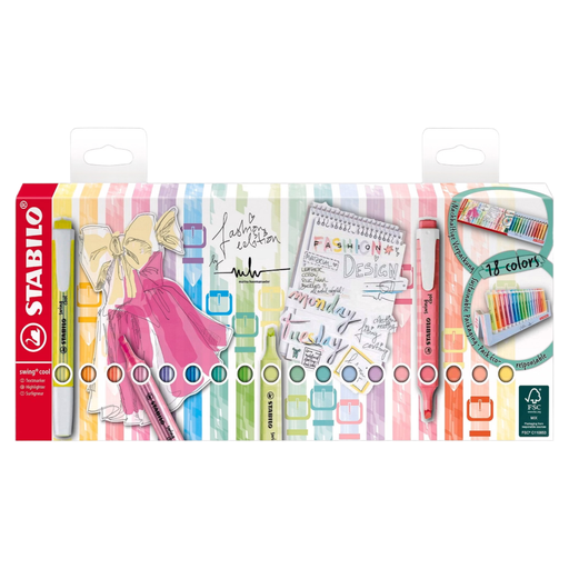 STABILO Swing Cool Highlighter Set - 18-Pack