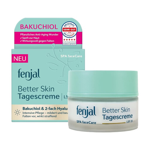 FENJAL BetterSkin Tagescreme mit Bakuchiol, 2X Hyaluron & LSF 20