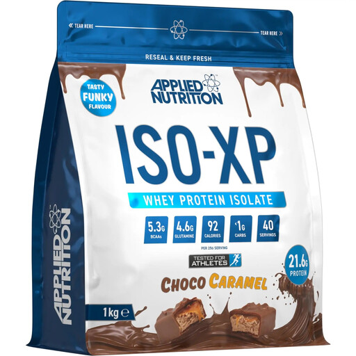 Applied Nutrition ISO-XP Whey Protein Isolate Chocolate Caramel Protein Nutrition Powder Flavour - 1kg