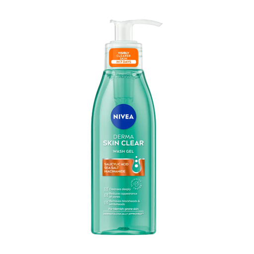 NIVEA DERMA SKIN CLEAR FACE WASH GEL