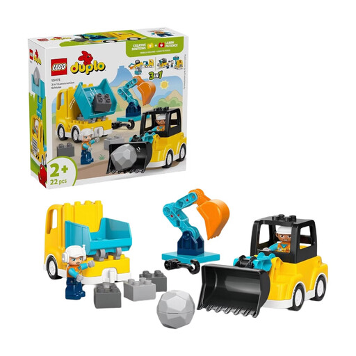 LEGO DUPLO Town 10475 3 in 1 Construction Vehicles