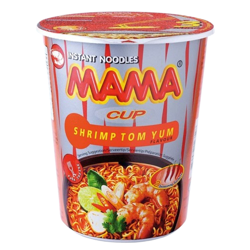 MAMA Instant Noodles Shrimp Tom Yum Cup 70g
