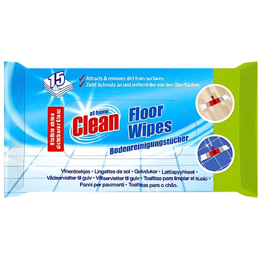 At Home Clean Hygienic wipes - Floor 15 pieces