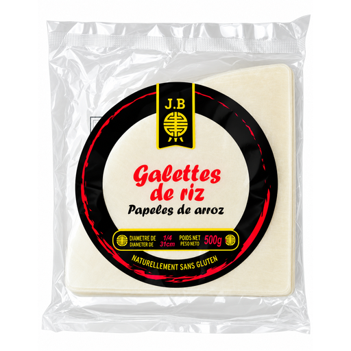 J.B. Rice Paper 1/4 Ø 31cm - 500g