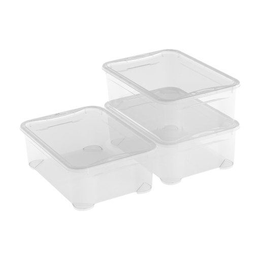 Curver KIS T-Box Storage Box - 31.5L - Set of 3