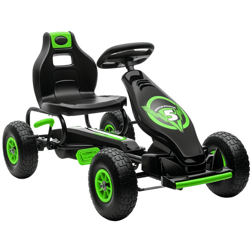 HOMCOM Pedal Go Kart for Ages 5-12