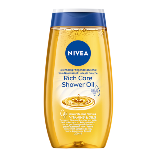 NIVEA Natural Shower Oil Shower Oil 200ml