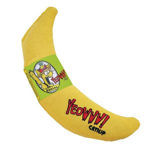Yeowww! Banana Single Catnip Toy