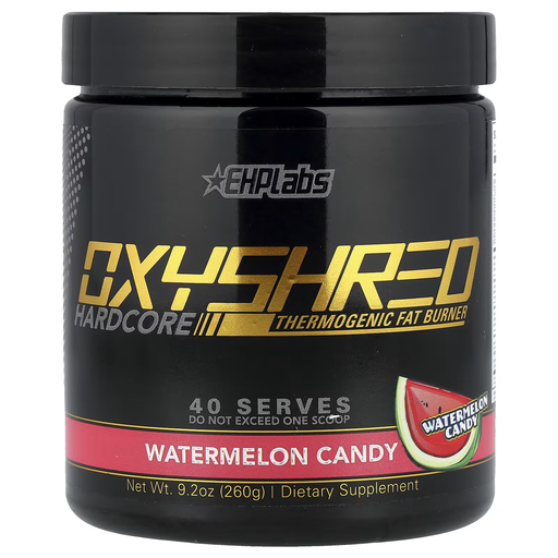 EHPlabs OxyShred Hardcore Thermogenic Daily Wellness Support Powder Watermelon Candy Flavour