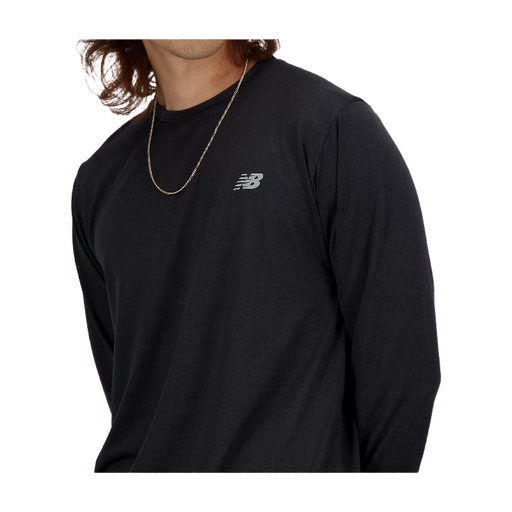 NEW BALANCE Athletics Long Sleeve MT BK Black