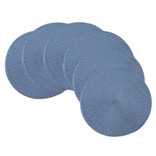 Ink blue PP woven placemat