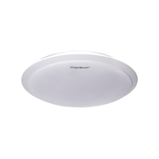 Aigostar 18W 3000K LED ceiling light, white edge, surface-mounted