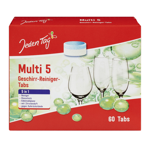 Jeden Tag Classic 5-in-1 Dishwasher Tabs