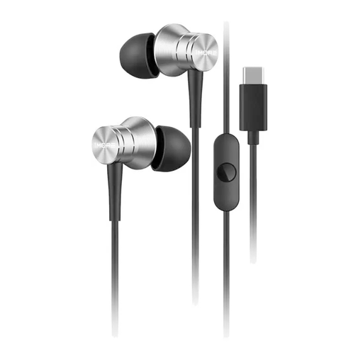 1MORE Piston P10 Type-C wired earphones in silver