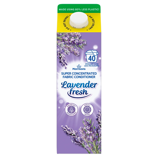 Morrisons 薰衣草清新超浓缩衣物柔顺剂 1L