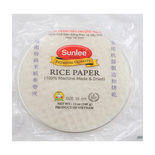 Sunlee Rice Paper ROUND 16cm