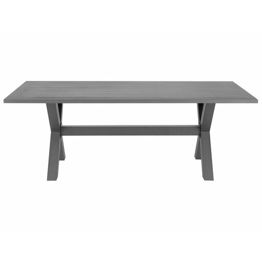 Beliani Garden Table CASCAIS made of Aluminium
