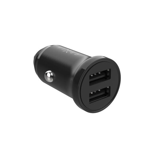 FIXED Dual USB Car Charger 15W - Black