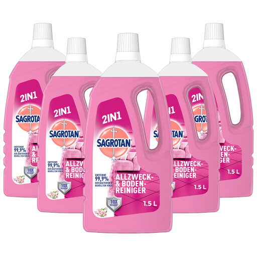 Sagrotan All-Purpose Cleaner Floral Fresh 1.5 L x5