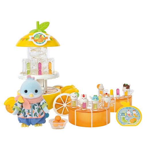 Sylvanian Families Citrus Bird Juice Stand playset