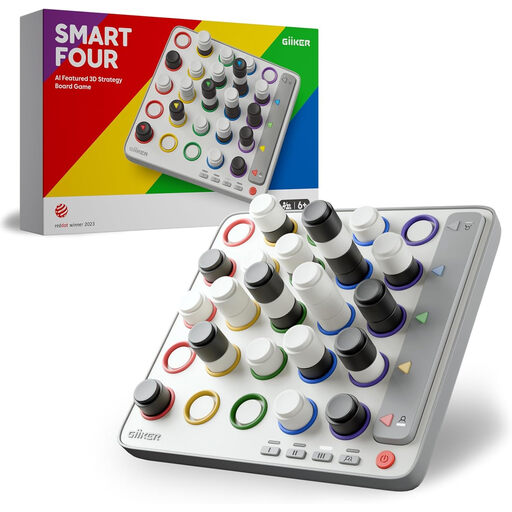 GiiKER Smart Four 3D AI-Powered Match 4 Game