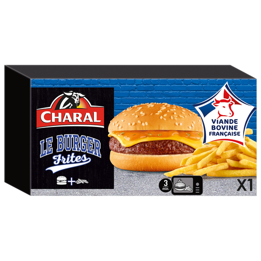 CHARAL Burger avec Frites 240g