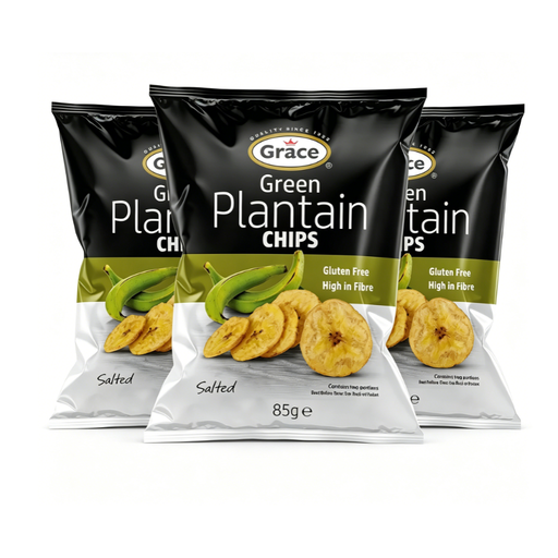 Grace Plantain Chips Green