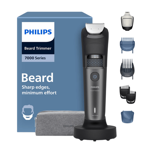 Philips Beard Trimmer 7000 with Travel Pouch