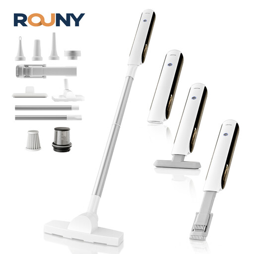 ROUNY Handheld Cordless Vacuum Cleaner, LED Light Mini Car Vacuum with Blower Function