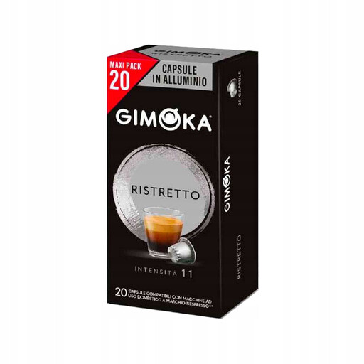 GIMOKA RISTRETTO capsules, 20 capsules, 110 g