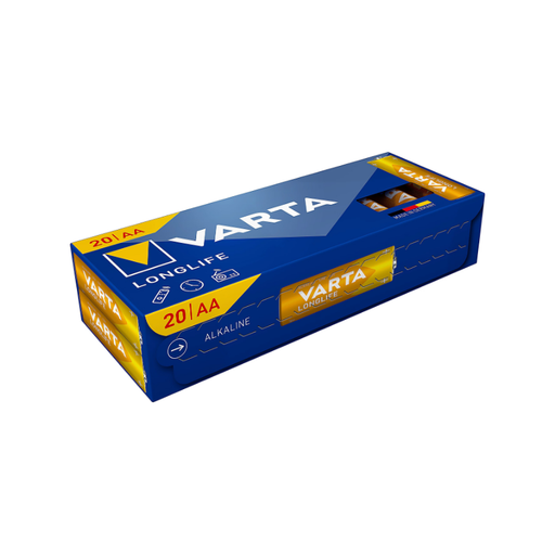 VARTA PILES ALCALINES LONGLIFE AA x20 CUBE