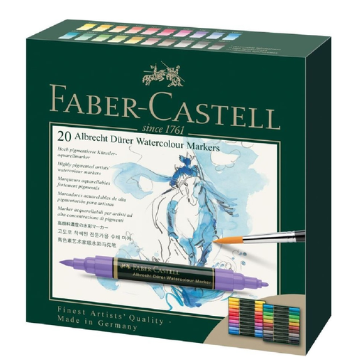 Faber-Castell Albrecht Dürer 20 Watercolour Marker Set
