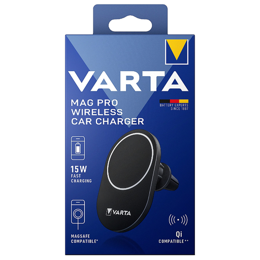 VARTA MAG PRO WIRELESS CAR CHARGER