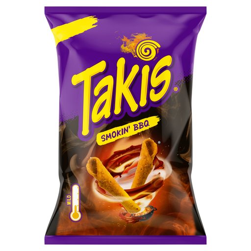 Takis Smokin’ BBQ Seasoned Barbecue Flavour Corn Snack 180g