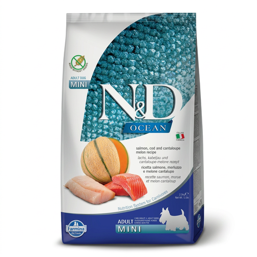 Aliments pour chiens Farmina N&D Ocean Salmon Adult Mini 2.5 kg