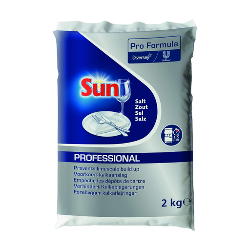 SUN Professional, anti-limescale dishwasher salt, 2 kg