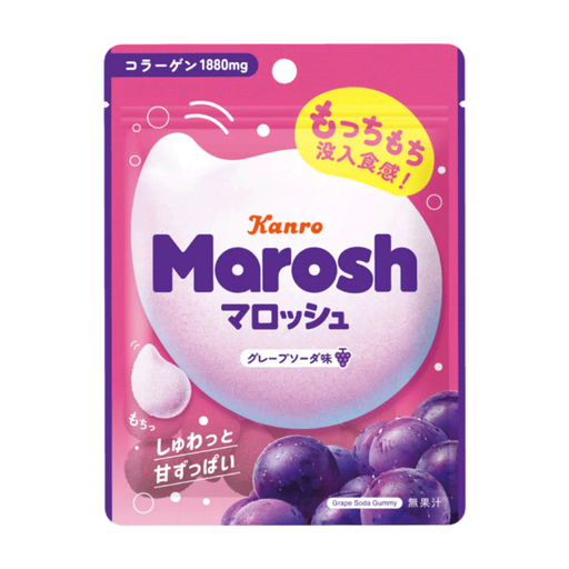 Kanro Marosh Grape Soda Gummy, 50g