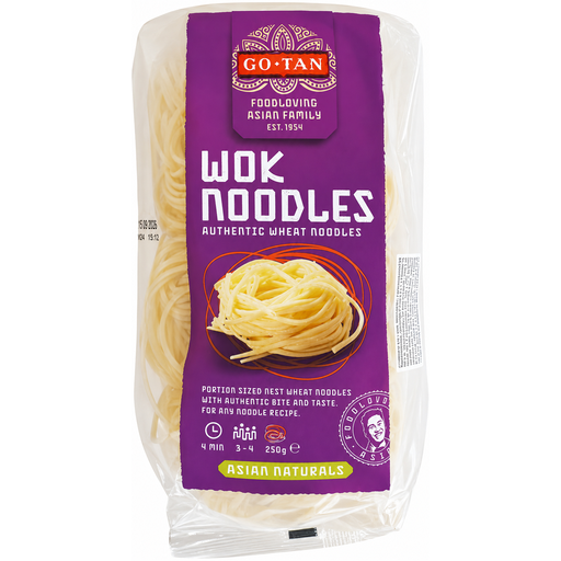 GO-TAN WOK NOODLE wok noodles, 250 g pack