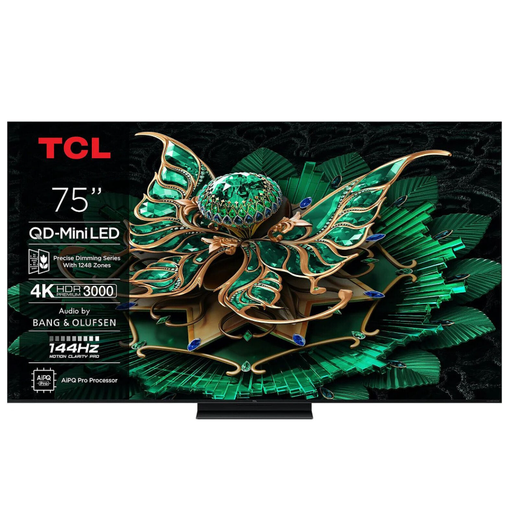 TCL 75Q7C 75 Inch QD-Mini LED 4K Smart TV - 144Hz Google TV