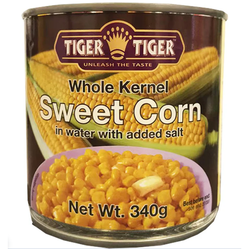 Tiger Tiger Whole Kernal Sweet Corn 340g