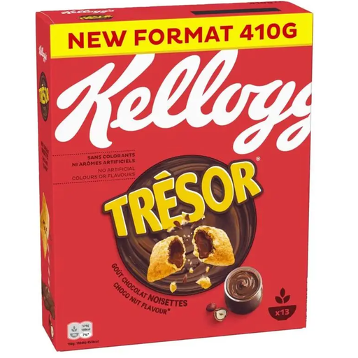 KELLOGG'S Céréales Trésor Chocolat Noisettes 410g