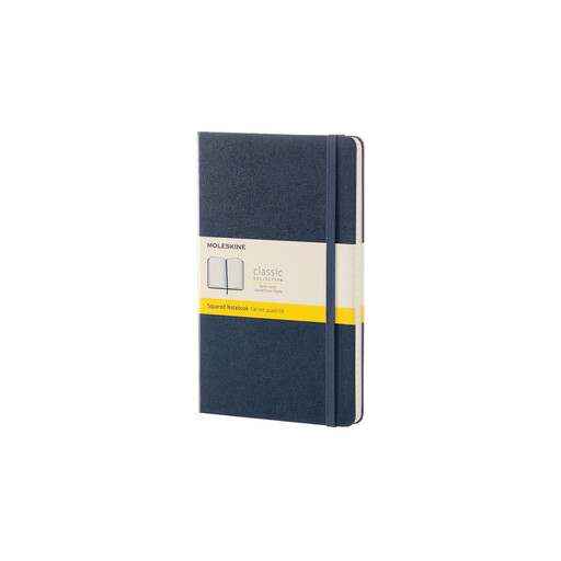 Carnet MOLESKINE Classic Pages Blanches - Bleu Saphir